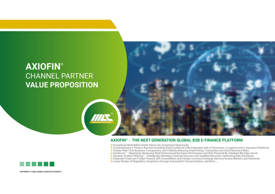 Axiofin Channel Partner gcel wlc b2b finance platform digital economy